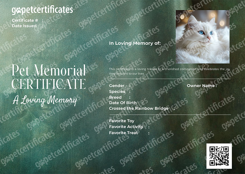 Go Pet Certificates