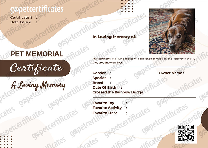 Go Pet Certificates